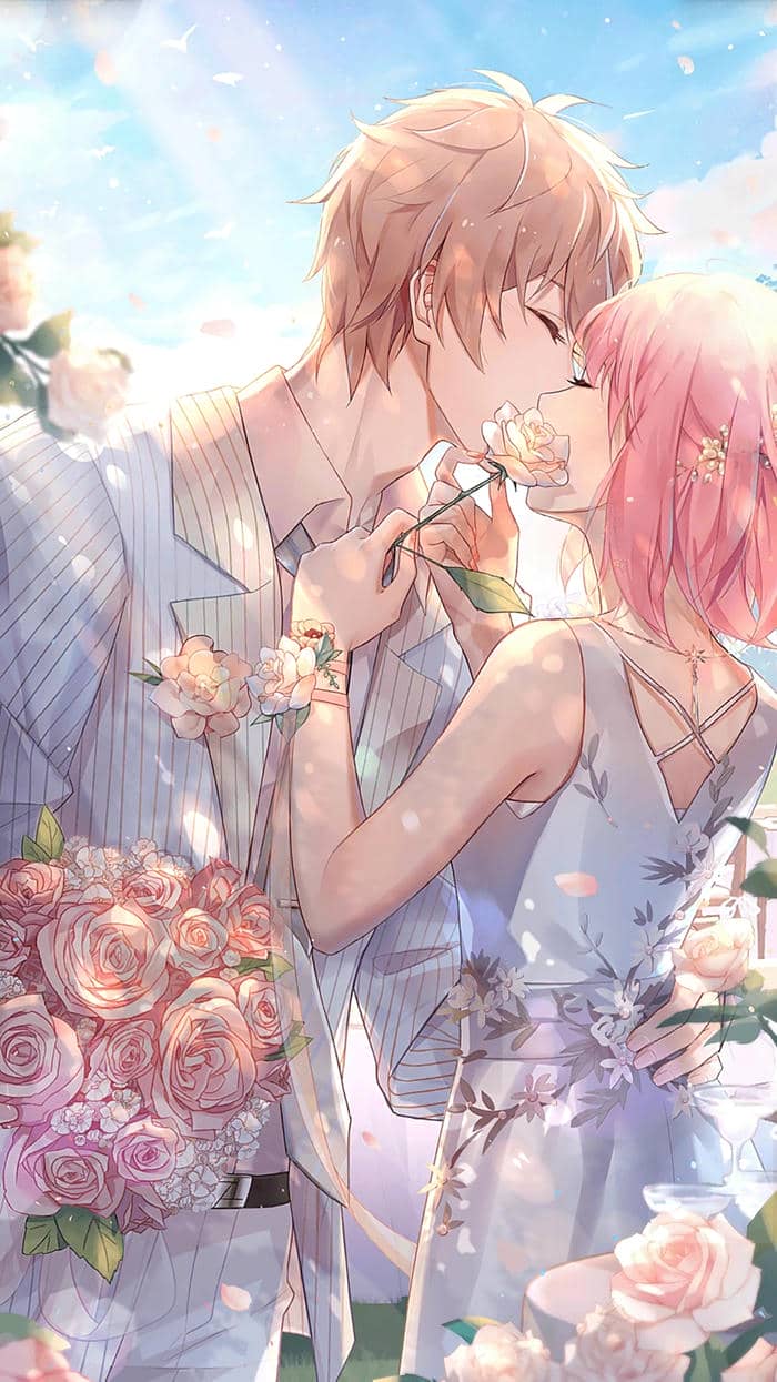 hình anime đôi tình cảm