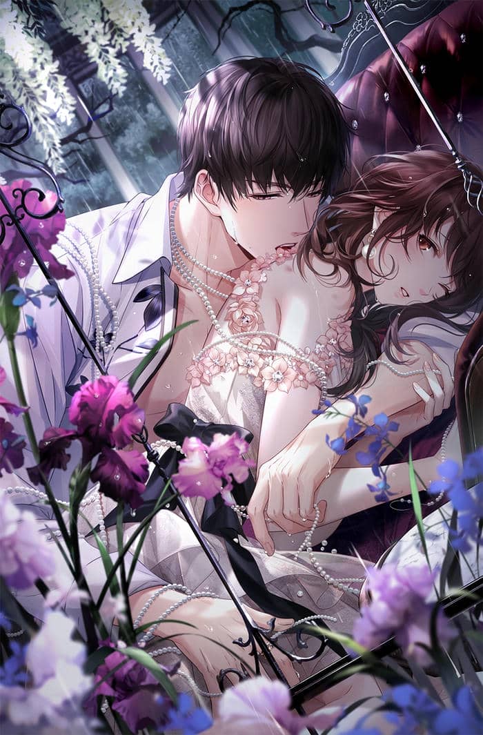 hình anime hôn nhau tình yêu