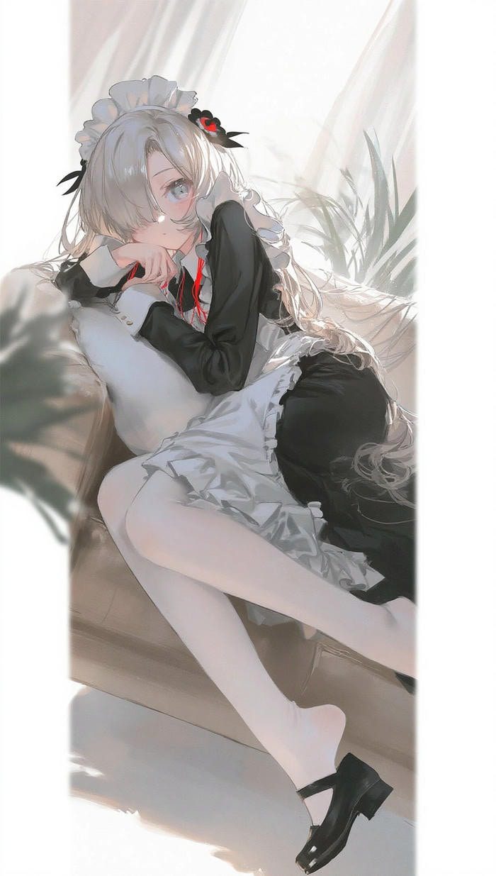 hình anime maid nữ sinh