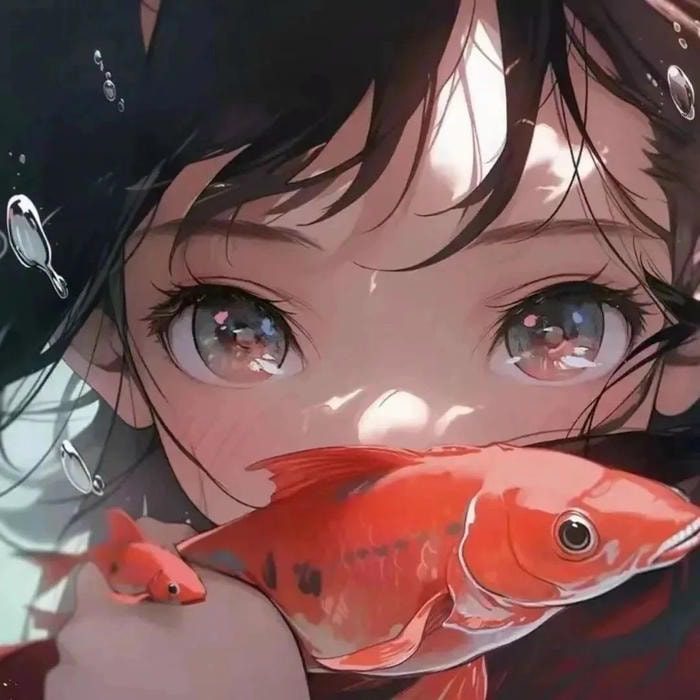 hình đôi anime cute