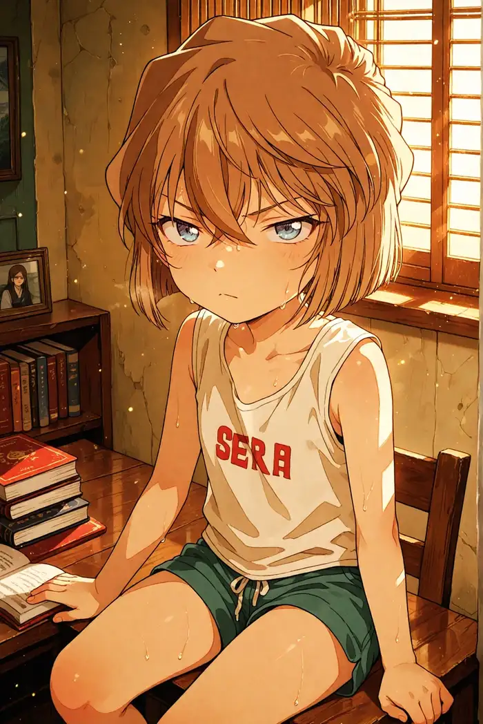 Ảnh anime Haibara Ai đáng yêu xinh xắn