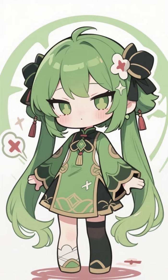 Ảnh anime chibi với trang phục đặc sắc