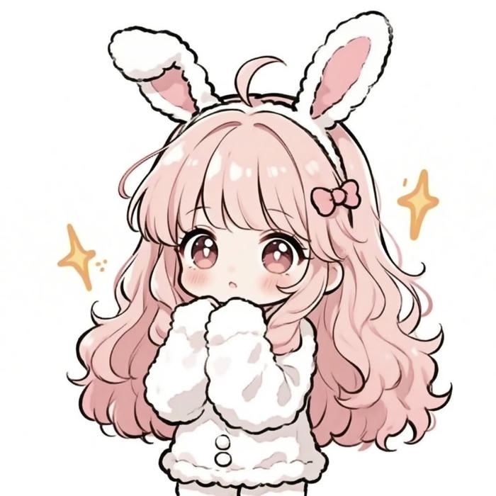 Ảnh anime nữ chibi thể hiện cuộc sống yên bình giản dị