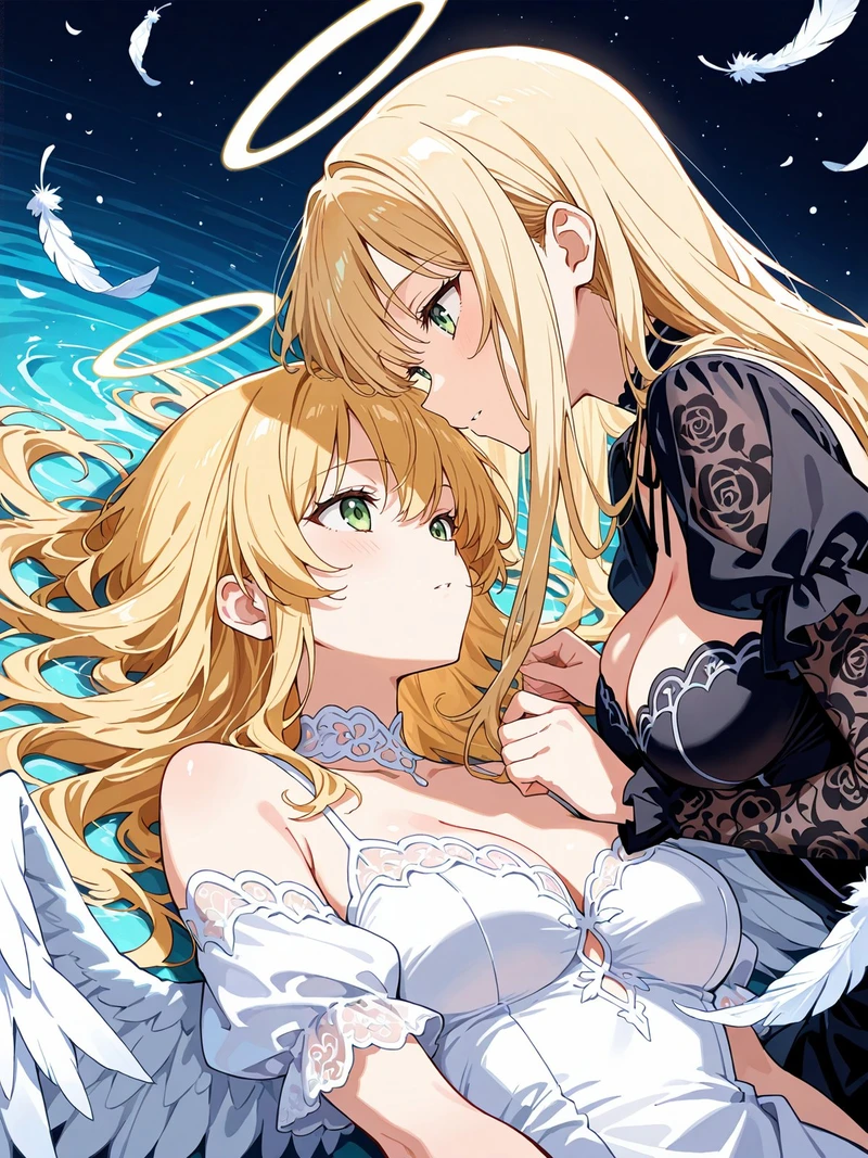 Ảnh anime thiên thần ngọt ngào tinh khôi
