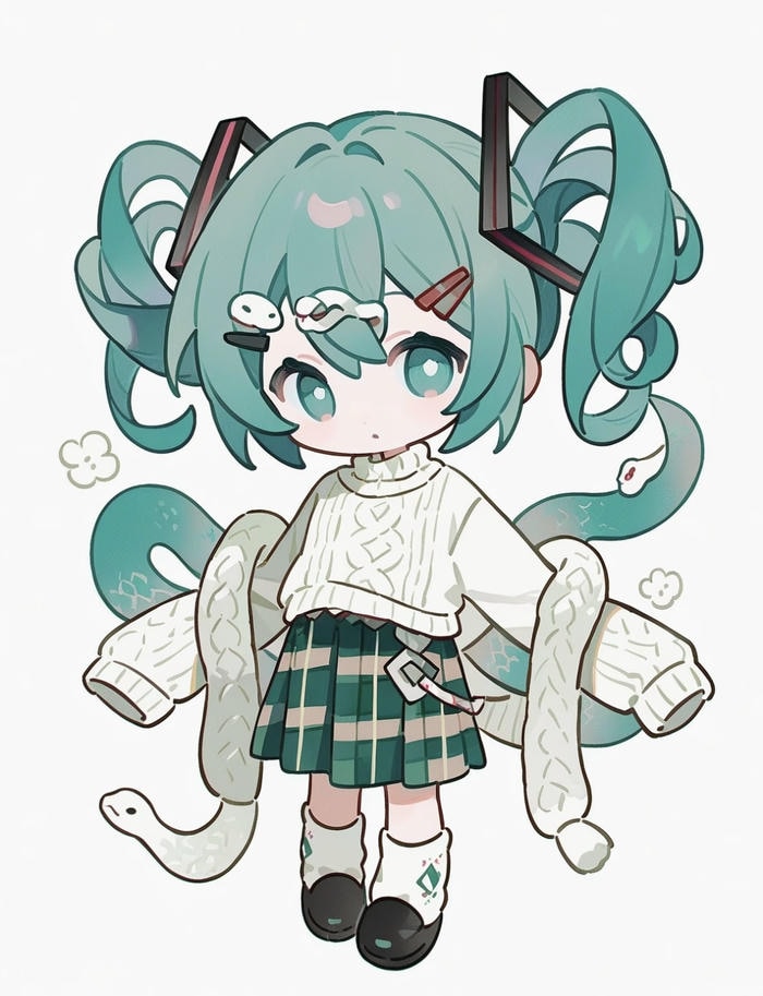 Anime chibi cực dễ thương năng động