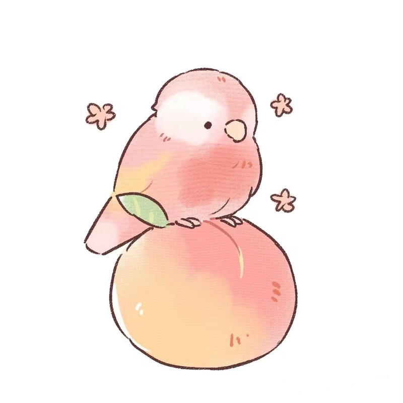 Bức ảnh chim chibi phù hợp nhiều mục đích sử dụng