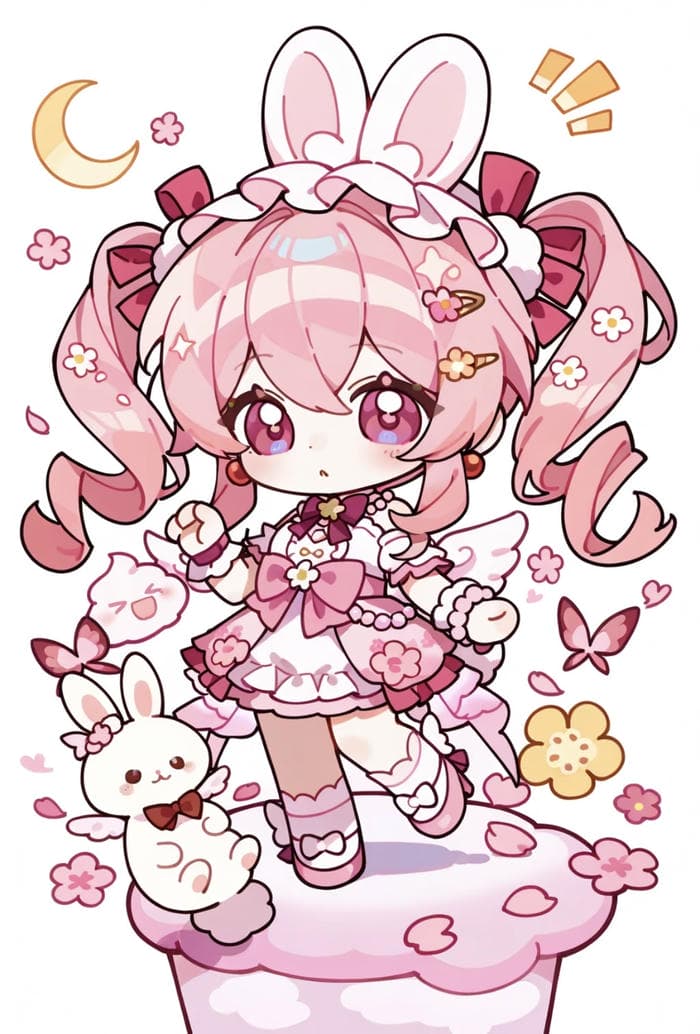 Chibi cô nàng bánh ngọt dễ thương