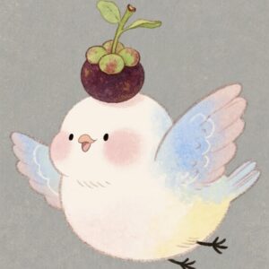 Chim chibi với dáng nhỏ xíu trông rất đáng yêu