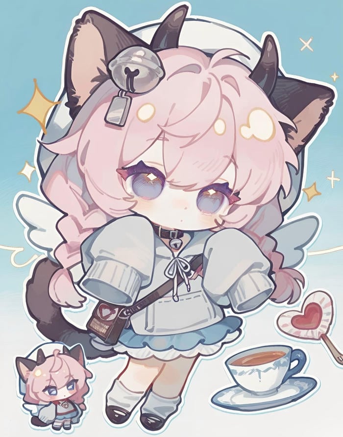 Hình ảnh anime nữ chibi hiếm có