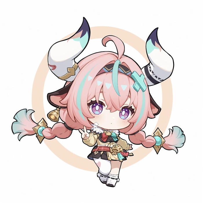 Hình anime chibi nữ làm avatar