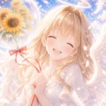 Hình anime thiên thần thuần khiết ấm áp