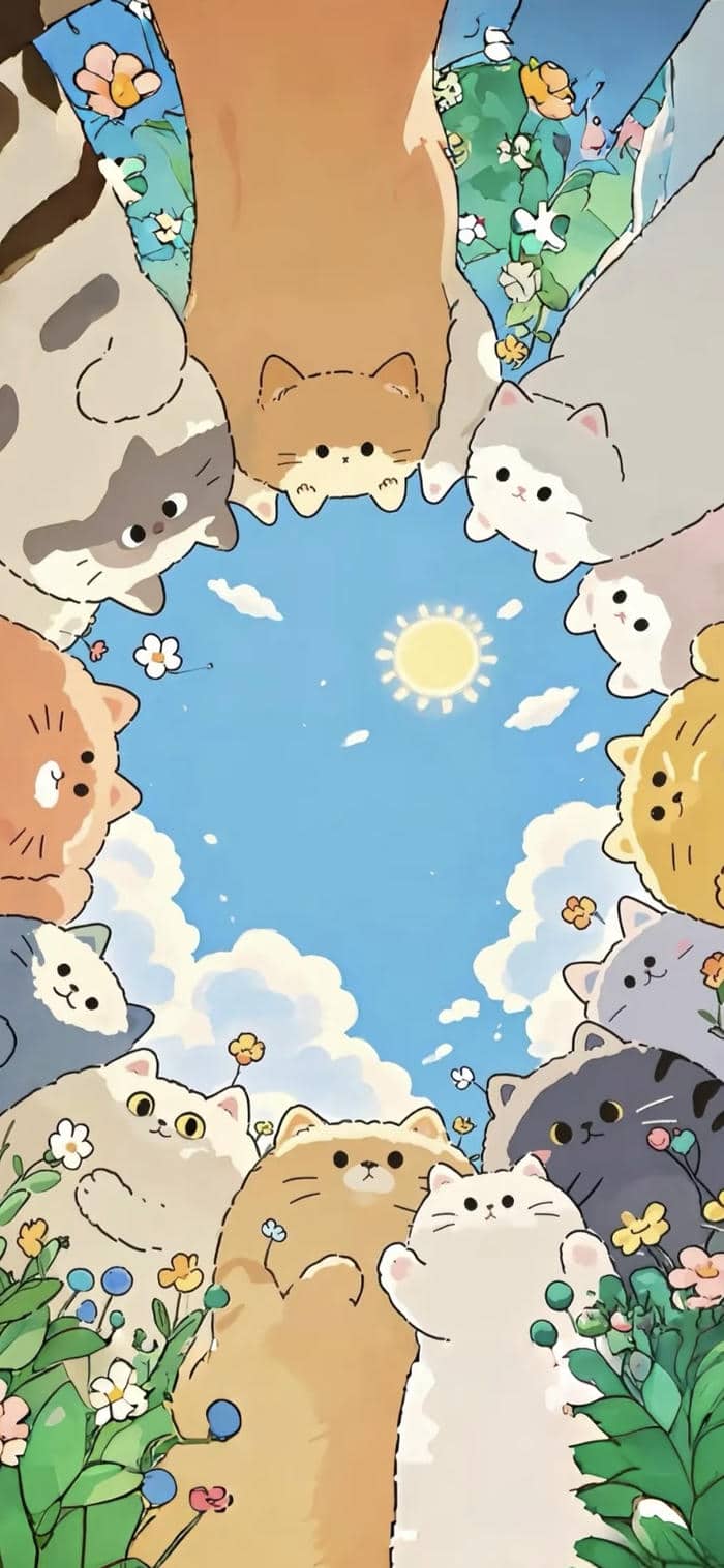 Hình nền chibi cute miễn phí dành cho mọi loại điện thoại