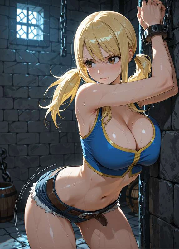 Lucy Heartfilia hentai với vòng 1 tròn đầy quyến rũ