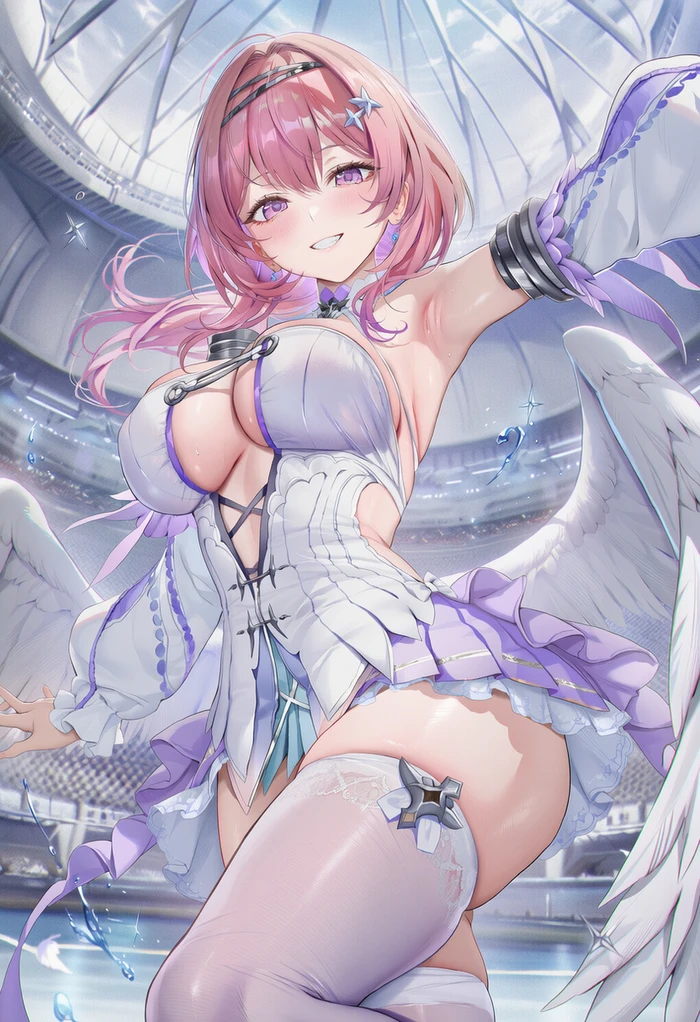 Rem ReZero hentai bikini lộ vú gợi dục