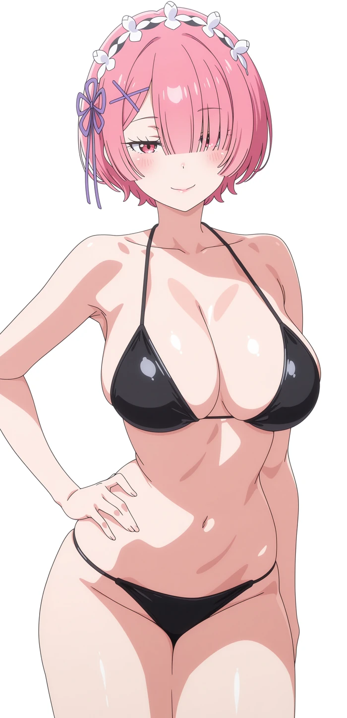 Rem ReZero hentai vú trắng mịn quyến rũ