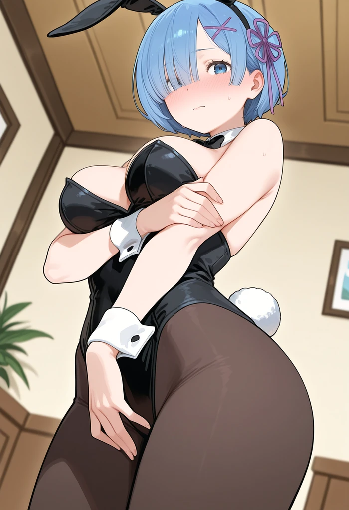 Rem hentai anime quyến rũ khoe body nóng bỏng
