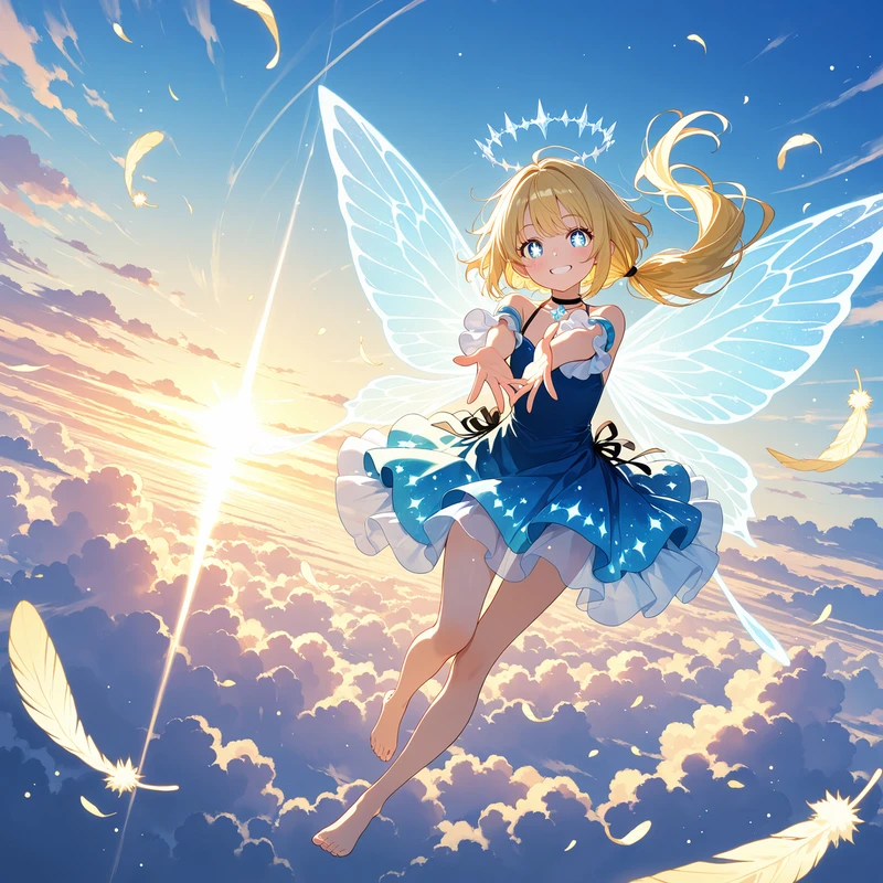 Thiên thần anime lung linh huyền ảo