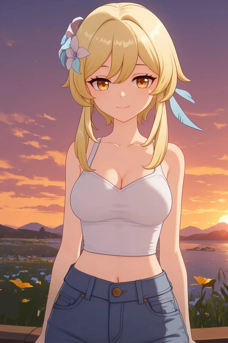 hot ảnh Lumine hentai art