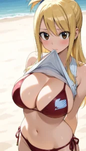 Ảnh Juvia hentai quyến rũ trong bikini nóng bỏng