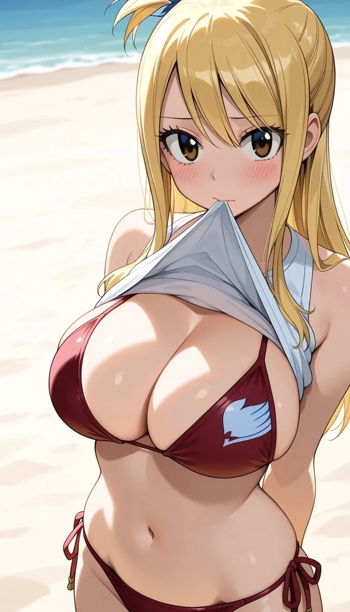 Ảnh Juvia hentai quyến rũ trong bikini nóng bỏng