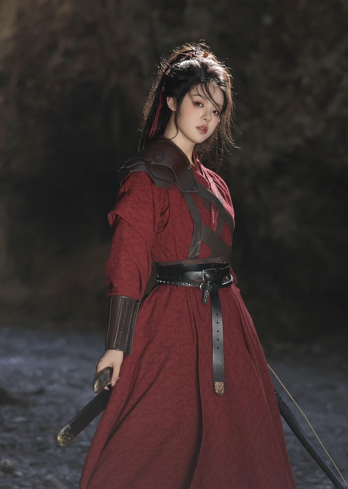 Ảnh cosplay cổ trang ánh nhìn cổ phong