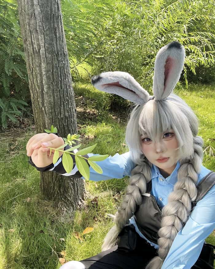 Ảnh cosplay thỏ phù hợp gu đáng yêu