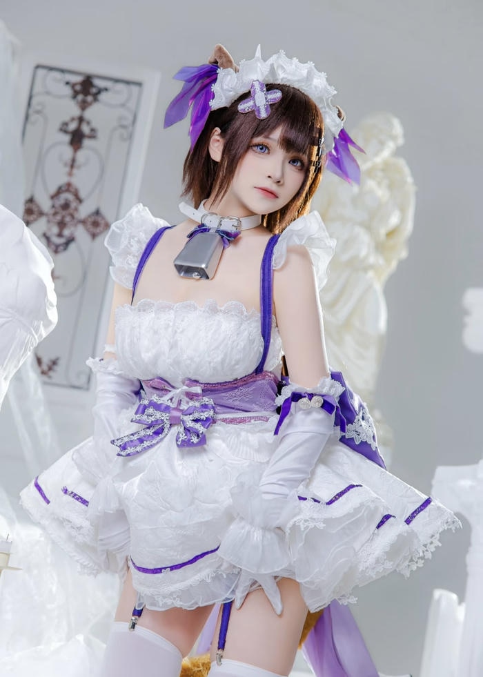 Bức ảnh cosplay bò sữa thể hiện nét duyên ngọt ngào