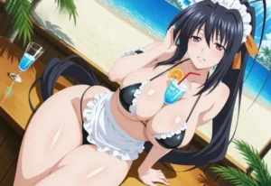 Hình Akeno hentai phong cách hentai đẹp