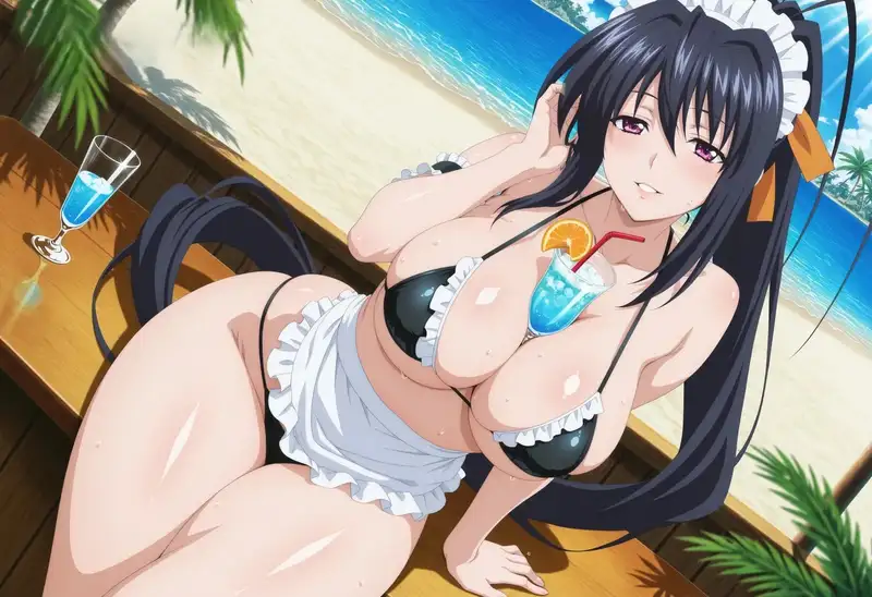 Hình Akeno hentai phong cách hentai đẹp