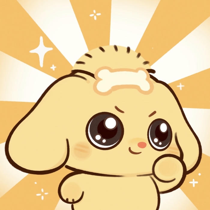 Hình ảnh chó chibi dễ thương dùng làm avatar