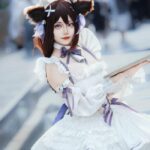 Hình ảnh cosplay bò sữa gợi sự hấp dẫn tinh khôi