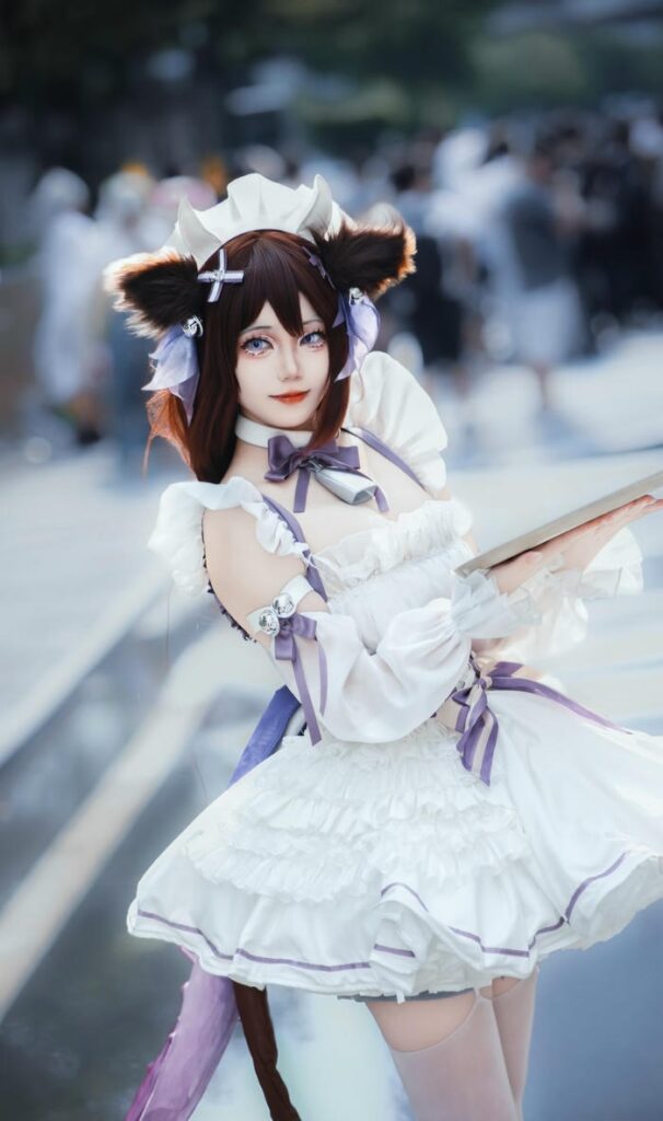 Hình ảnh cosplay bò sữa gợi sự hấp dẫn tinh khôi