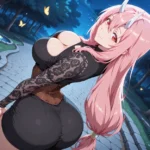 Hình anime hở ngực độ nét cao lôi cuốn nóng bỏng