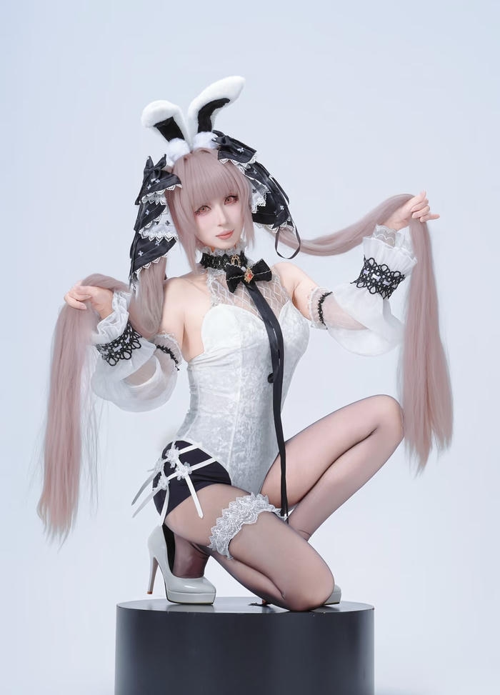 Hình cosplay thỏ tạo ấn tượng mềm mại