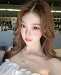 Hình gái xinh Hàn Quốc mang vẻ ngoài thanh thoát