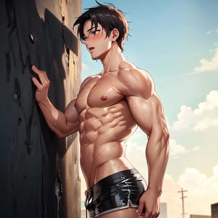 Hình hentai trai đẹp cơ thể săn chắc gym hot hit
