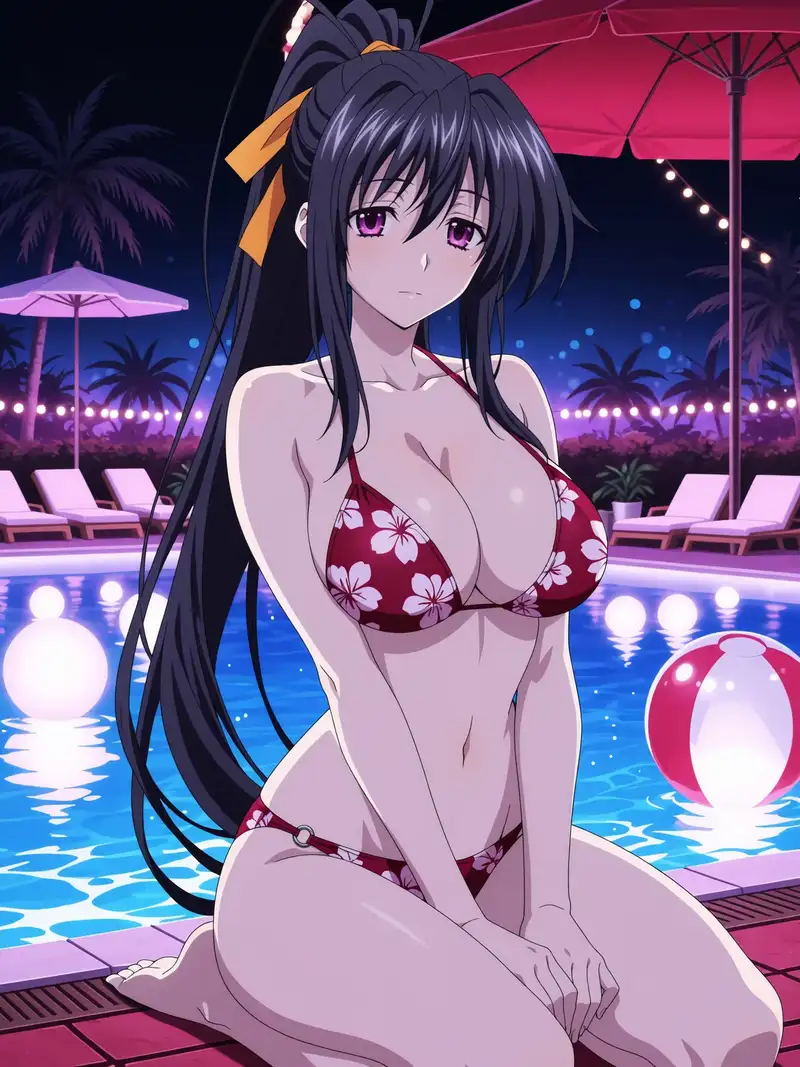 Nữ chính Akeno hentai với sức hút lớn