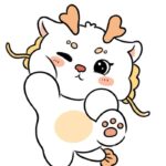 Rồng chibi có dáng vẻ lanh lợi