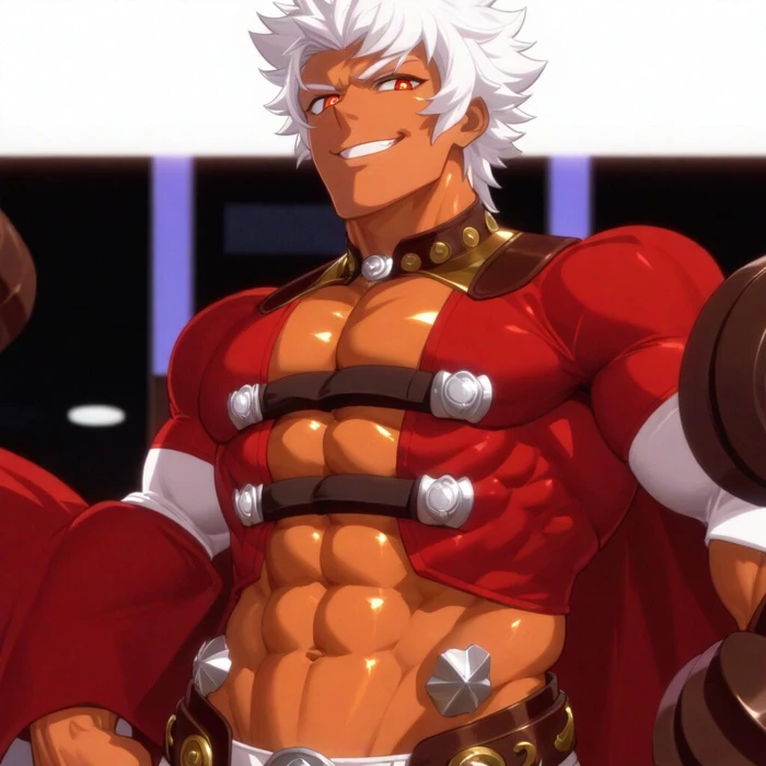 Soái ca hentai lạnh lùng tạo dáng nam tính quyến rũ