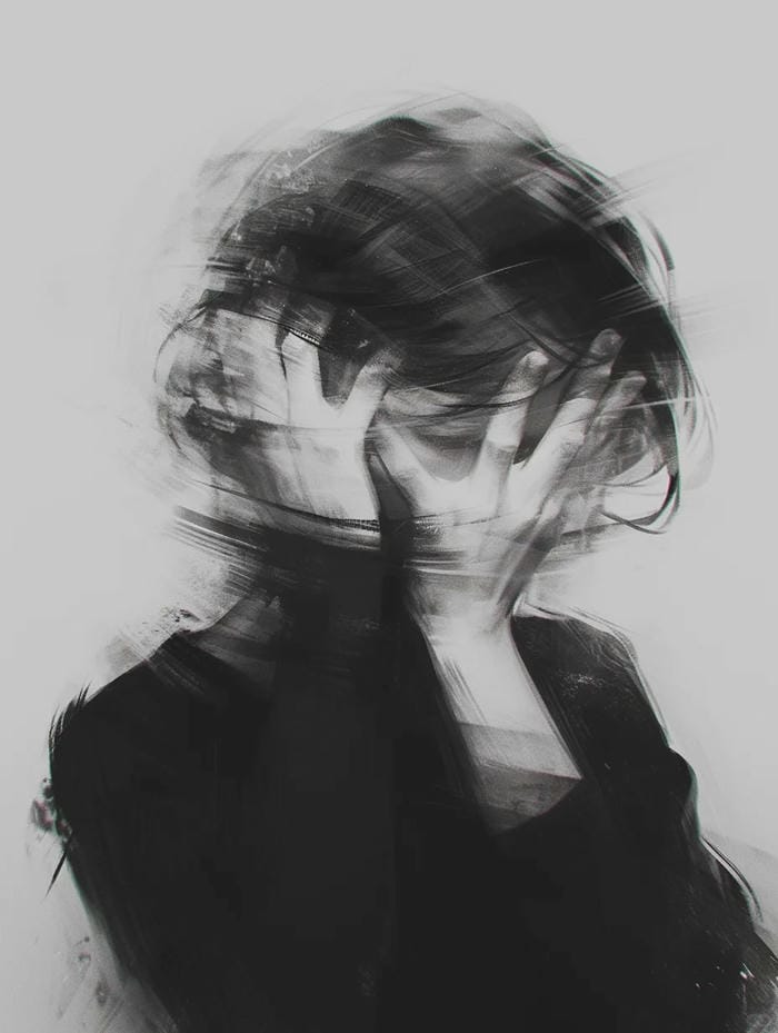 ảnh buồn tâm trạng con gái thể hiện cảm xúc yếu