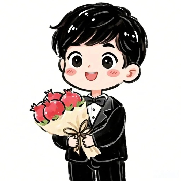 ảnh cô dâu chú rể anime ánh nhìn trao nhau