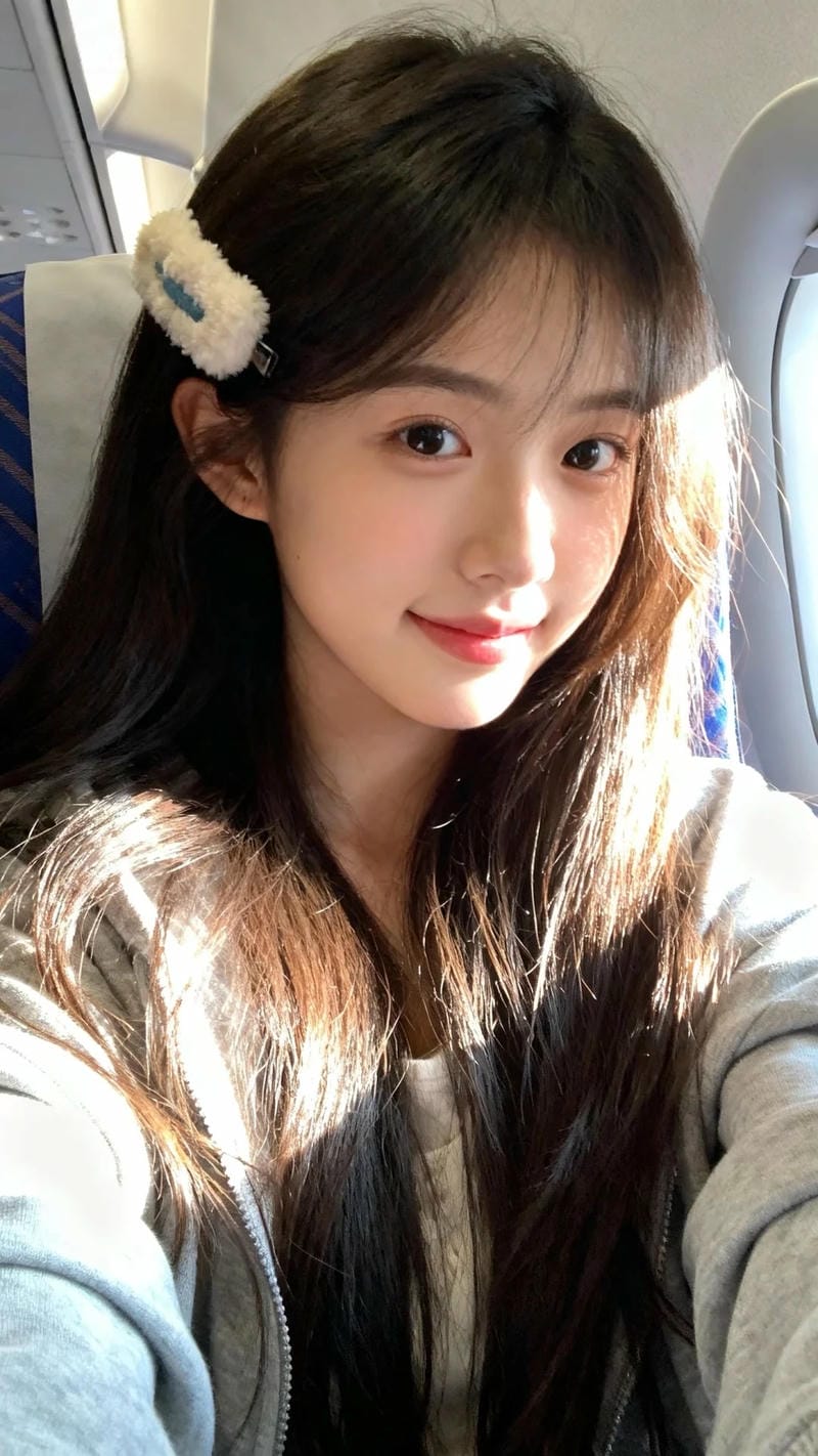 ảnh gái xinh douyin phong cách makeup nhẹ