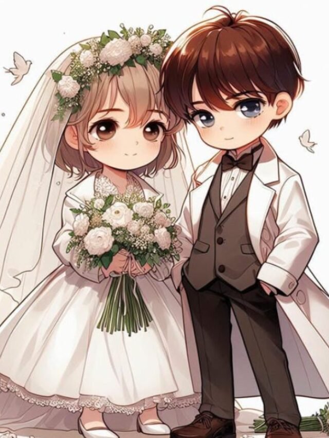 112+ ảnh cô dâu chú rể anime lãng mạn như truyện cổ tích