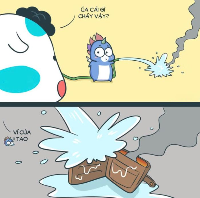 hết tiền meme cháy ví tính cà khịa cao