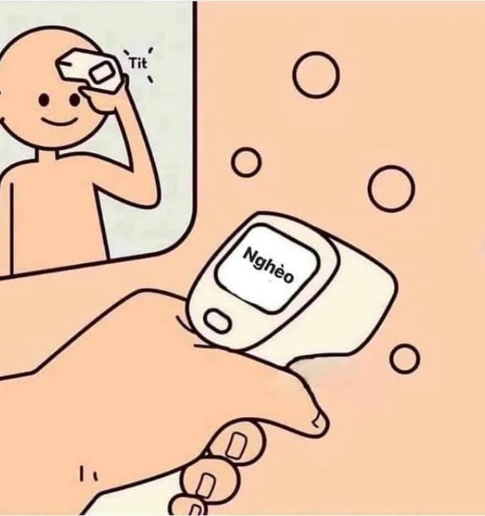 meme nghèo thiết bị đo nhìn sầu