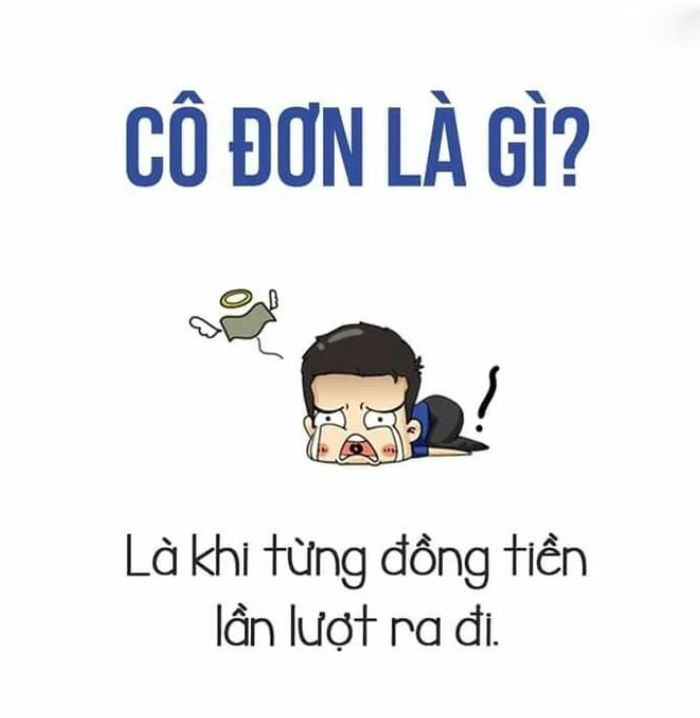 nhìn đời vô vọng hết tiền meme