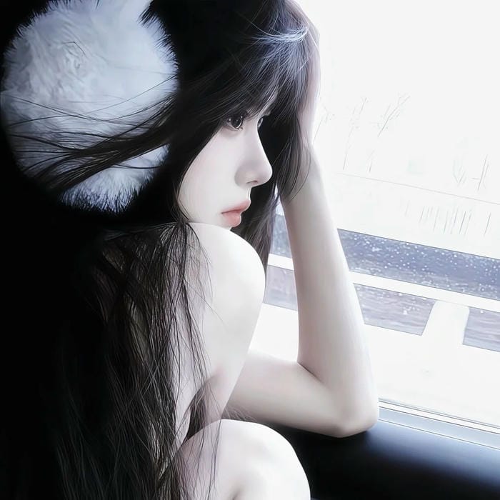 sự cô độc toát ra ảnh buồn tâm trạng con gái