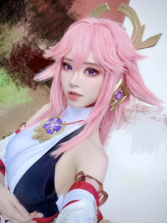 Ảnh Yae Miko cosplay xinh đẹp rạng ngời