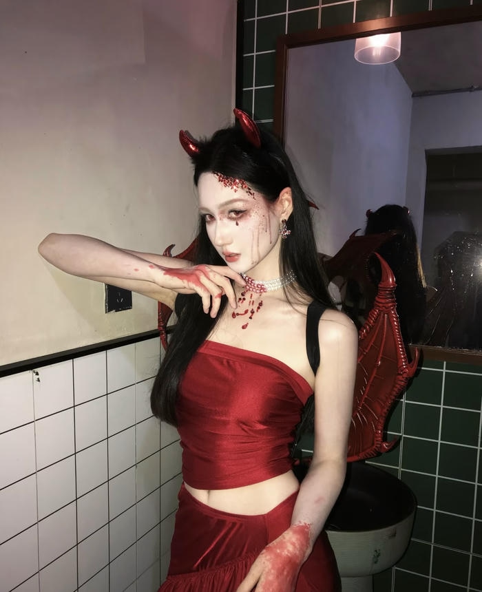 Ảnh cosplay halloween cho cảm giác nhìn thú vị