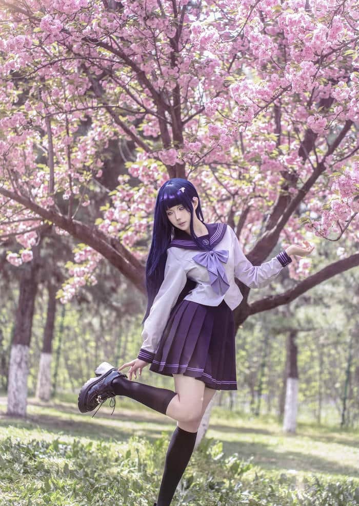 Ảnh cosplay hinata mang đến cảm nhận về sự xinh xắn tự nhiên